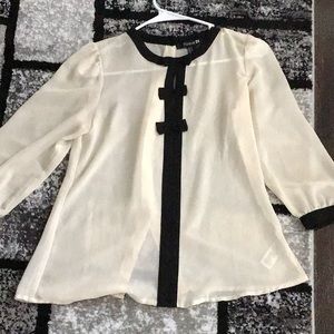 Cream blouse for Women